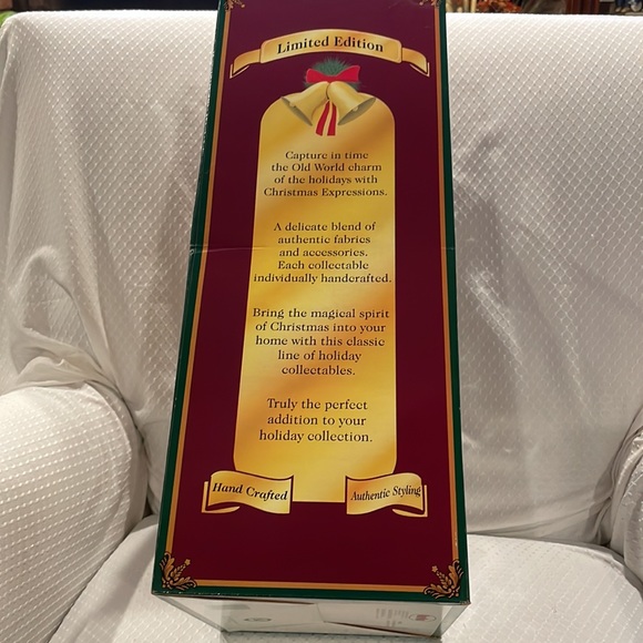 Vtg Old World Santa Limited Edition Handcrafted Tree Topper Collectible 16” Tall - Picture 11 of 13